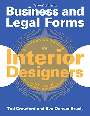 Business and Legal Forms for Interior Designers
